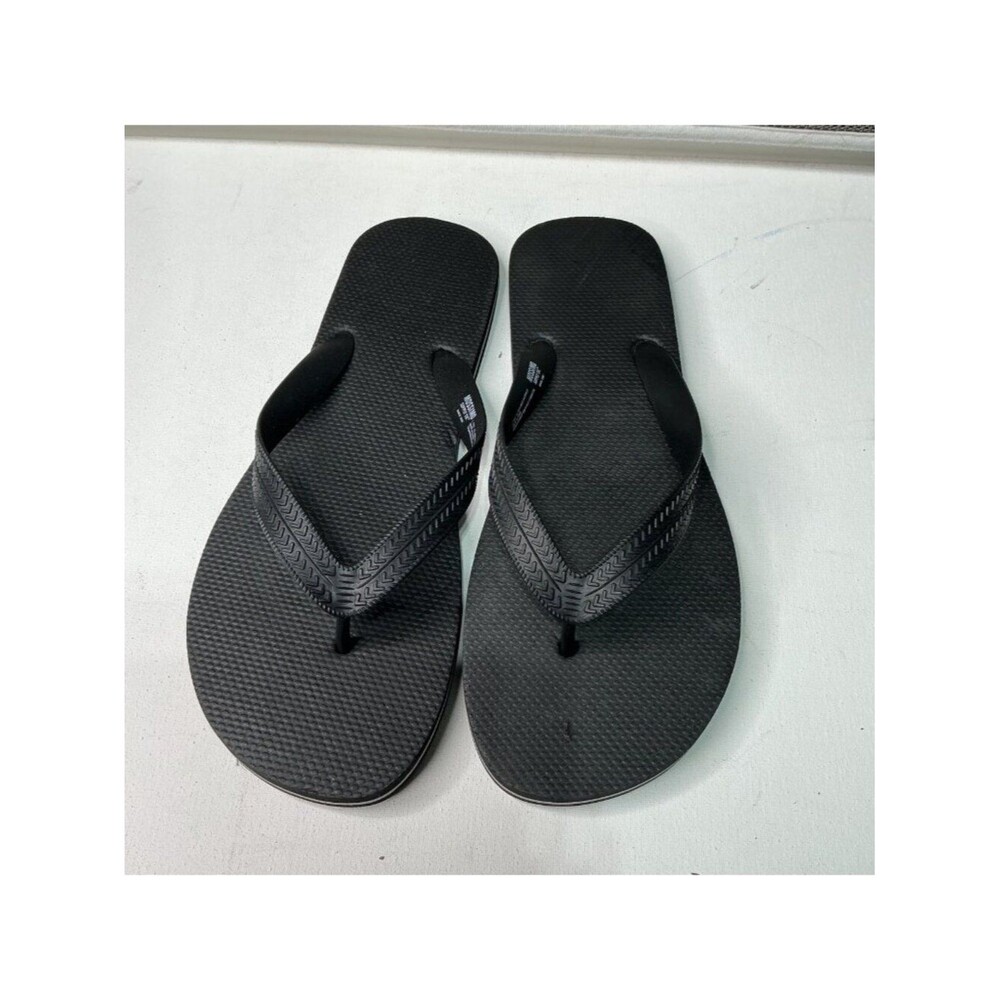 Mossimo Supply Co. Men's Black Flip Flops Size 11-12 Casual